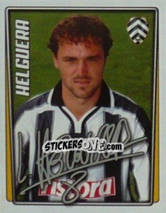 Sticker Luis Helguera - Calcio 2001-2002 - Merlin