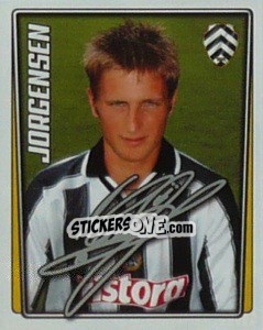 Sticker Martin Jorgensen - Calcio 2001-2002 - Merlin