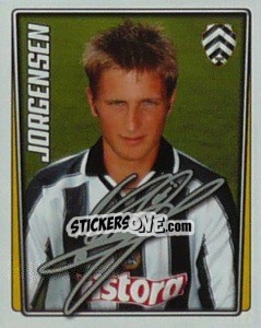 Cromo Martin Jorgensen - Calcio 2001-2002 - Merlin