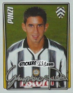 Figurina Gianpiero Pinzi - Calcio 2001-2002 - Merlin
