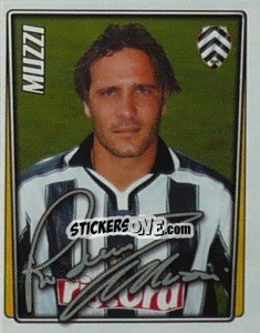 Figurina Roberto Muzzi - Calcio 2001-2002 - Merlin
