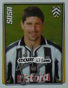 Sticker Roberto Sosa - Calcio 2001-2002 - Merlin