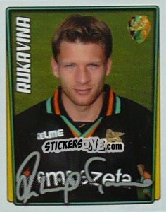 Figurina Tomislav Rukavina - Calcio 2001-2002 - Merlin