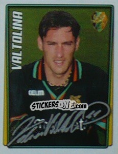 Sticker Fabian Valtolina - Calcio 2001-2002 - Merlin