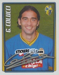 Figurina Giuseppe Colucci - Calcio 2001-2002 - Merlin