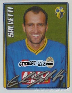 Figurina Emiliano Salvetti - Calcio 2001-2002 - Merlin