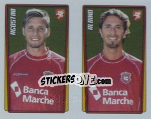 Sticker Agostini / Albino  - Calcio 2001-2002 - Merlin