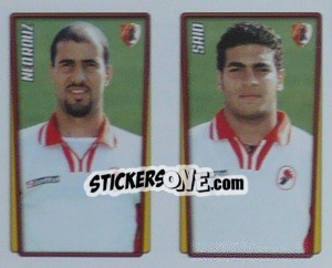 Sticker Neqrouz / Said  - Calcio 2001-2002 - Merlin