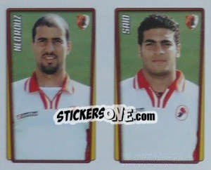 Cromo Neqrouz / Said  - Calcio 2001-2002 - Merlin