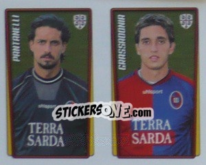 Sticker Pantanelli / Grassadonia  - Calcio 2001-2002 - Merlin