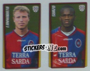 Sticker Cammarata / Suazo  - Calcio 2001-2002 - Merlin