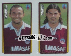Sticker Rimondini / Sturba  - Calcio 2001-2002 - Merlin
