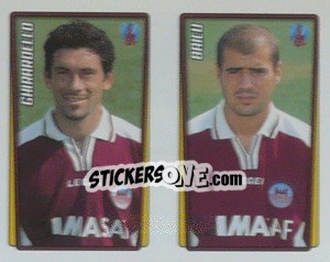 Sticker Ghirardello / Baicu  - Calcio 2001-2002 - Merlin