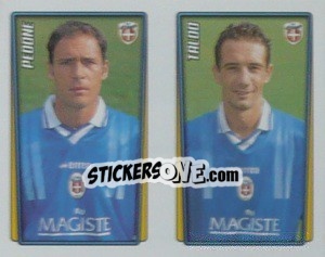 Sticker Pedone / Taldo  - Calcio 2001-2002 - Merlin