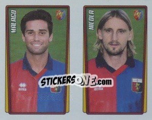 Figurina Malago / Nicola  - Calcio 2001-2002 - Merlin