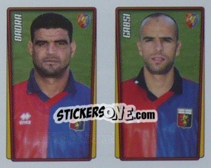 Cromo Badra / Gabsi  - Calcio 2001-2002 - Merlin