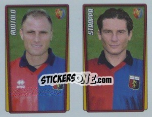 Figurina Ruotolo /  Stroppa - Calcio 2001-2002 - Merlin