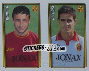 Sticker Manitta / Accursi  - Calcio 2001-2002 - Merlin