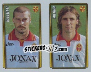 Sticker Bellotti / Milana  - Calcio 2001-2002 - Merlin