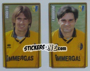 Sticker Rabito / Fabbrini  - Calcio 2001-2002 - Merlin