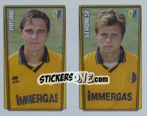 Sticker Pasino / Veronese  - Calcio 2001-2002 - Merlin