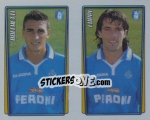 Sticker Bocchetti / Luppi  - Calcio 2001-2002 - Merlin