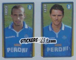 Sticker Troise / Villa  - Calcio 2001-2002 - Merlin