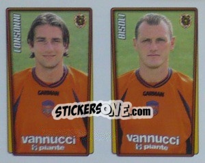 Sticker Consonni / Bisoli  - Calcio 2001-2002 - Merlin