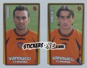Cromo Baiano / Banchelli  - Calcio 2001-2002 - Merlin