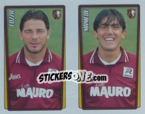 Cromo Cozza / Mamede  - Calcio 2001-2002 - Merlin