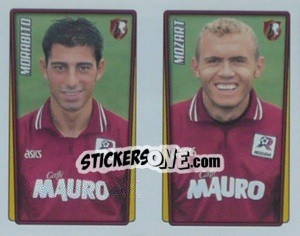 Sticker Morabito / Mozart  - Calcio 2001-2002 - Merlin