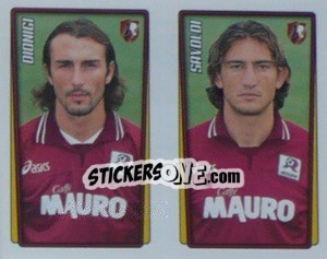 Sticker Dionigi / Savoldi  - Calcio 2001-2002 - Merlin
