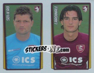 Sticker Soviero / Cardinale  - Calcio 2001-2002 - Merlin