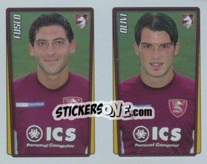 Cromo Fusco / Olivi  - Calcio 2001-2002 - Merlin