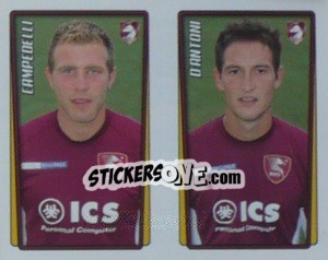 Cromo Campedelli / D'Antoni  - Calcio 2001-2002 - Merlin