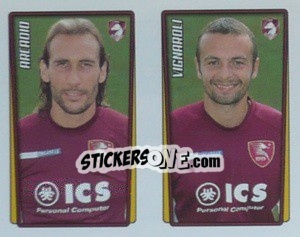 Sticker Arcadio / Vignaroli  - Calcio 2001-2002 - Merlin