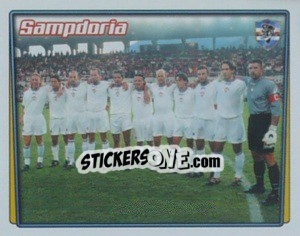 Sticker La Squadra - Calcio 2001-2002 n. 545 - Merlin