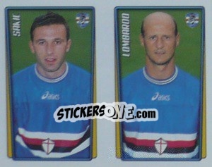 Sticker Sakic / Lombardo  - Calcio 2001-2002 - Merlin