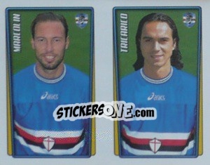 Sticker Marcolin / Tricarico  - Calcio 2001-2002 - Merlin