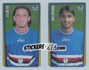 Cromo Flachi / Iacopino  - Calcio 2001-2002 - Merlin