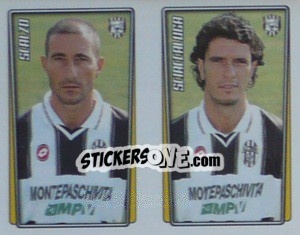 Sticker Scalzo / Sciaccaluga  - Calcio 2001-2002 - Merlin