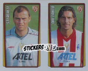 Sticker Sterchele / Dal Canto  - Calcio 2001-2002 - Merlin