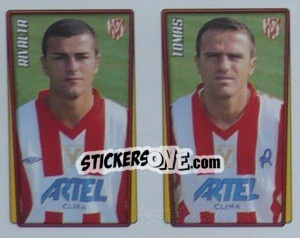 Sticker Rivalta / Tomas  - Calcio 2001-2002 - Merlin
