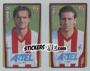 Sticker Sommese / Zauli  - Calcio 2001-2002 - Merlin