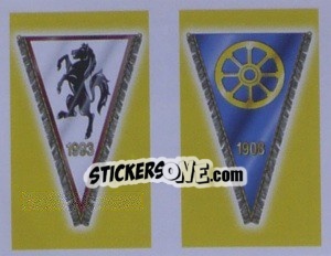 Sticker Arezzo/Carrarese (a/b) - Calcio 2001-2002 - Merlin