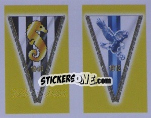 Sticker Cesena/Lecco (a/b) - Calcio 2001-2002 - Merlin