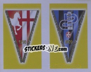 Sticker Padova/Pisa (a/b) - Calcio 2001-2002 - Merlin