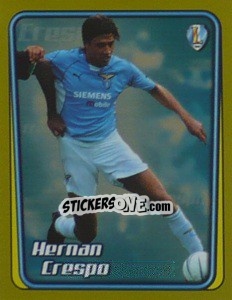 Figurina Hernan Crespo (Capocannoniere) - Calcio 2001-2002 - Merlin
