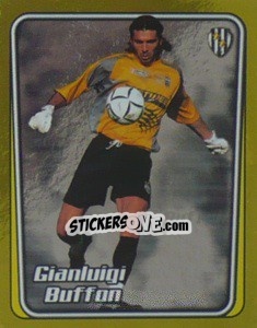 Sticker Gianluigi Buffon (Minuti in Campo) - Calcio 2001-2002 n. 598 - Merlin