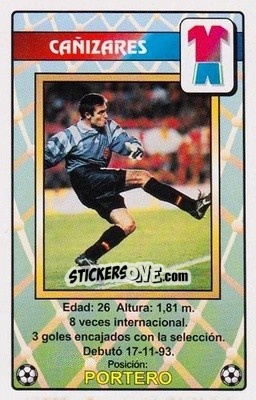 Sticker Cañizares - Juega con la Selección Española de fútbol 1996
 n. 2 - HERACLIO FOURNIER
